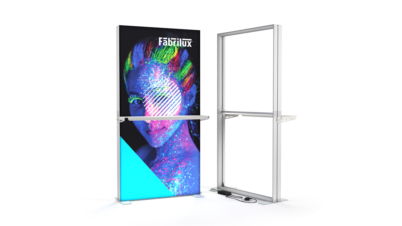 LED Lightbox Display Product Shelf 1m
