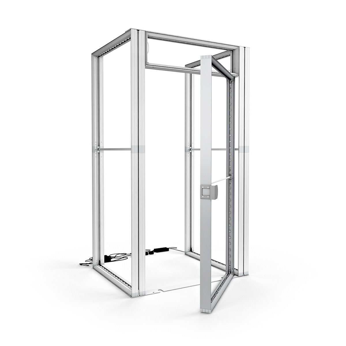 LED Lightbox Exhibition Stand Storage Cupboard Frame Only No Graphics