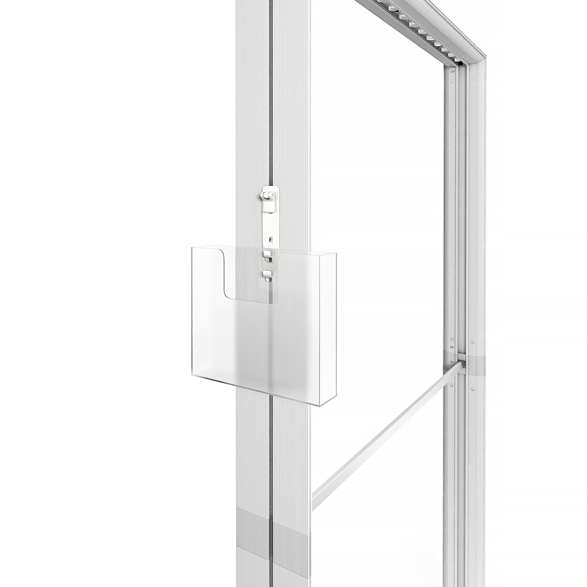 LED Lightbox Display A4 Brochure Holder Attaches to SEG Frame Channel